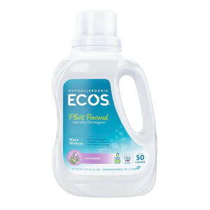 �G�R�X �A�[�X�t�����h���[ ���x���_�[ ��h�� ����p��� 1480mL ECOS Earth Friendly Products Lavender Hypoallergenic Laundry Detergent 50 fl. oz. �y�����񂹏��i�z