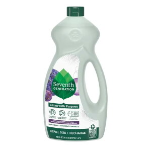 �Z�u���X�W�F�l���[�V���� ���x���_�[�t�����[���~���g �H��p��� 1480mL Seventh Generation Lavender Flower & Mint Dish Soap 50 fl. oz. �y�����񂹏��i�z