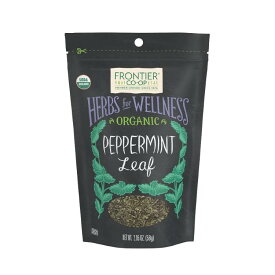 フロンティアコープ ペパーミントリーフ オーガニック 58g Frontier Co-op Peppermint Leaf, Organic 2.05 oz. 【お取り寄せ商品】