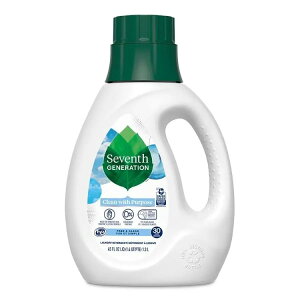 �Z�u���X�W�F�l���[�V���� �t���[���N���A �t�̐���p��� 1330mL Seventh Generation Free & Clear Liquid Laundry Detergent 45 fl. oz. �y�����񂹏��i�z