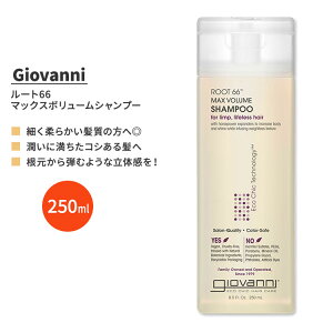 �W���o���j ���[�g66 �}�b�N�X�{�����[���V�����v�[ 250ml (8.5 fl oz) Giovanni Root 66 Max Volume Shampoo