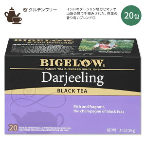 yő10%OFFN[|zrQ[ _[W ubNeB[ 20 39g (1.41oz) BIGELOW Darjeeling Black Tea It q}R g̃Vp