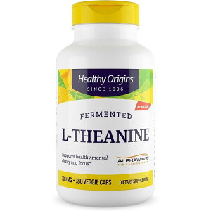 �w���V�[�I���W���Y L-�e�A�j�� (�A���t�@�g) 100mg (180�x�W�J�v�Z��) Healthy Origins L-Theanine 200 mg (AlphaWave) 180 Vcaps �y�����񂹏��i�z�y���킹�Ĕ��������z