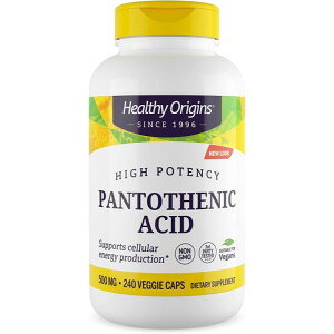 �w���V�[�I���W���Y �p���g�e���_ 500mg ( 240�x�W�J�v�Z��) Healthy Origins Pantothenic Acid 500 mg 240 Vcaps �y�����񂹏��i�z�y���킹�Ĕ��������z