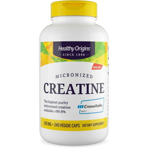�w���V�[�I���W���Y �N���A�`��(�N���A�r�^���X ) 625mg (240�x�W�J�v�Z��) Healthy Origins Creatine Capsules (Creavitalis) 240 Vcaps �y�����񂹏��i�z�y���킹�Ĕ��������z