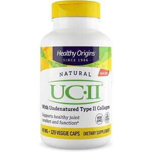 �w���V�[�I���W���Y UC-II ��ϐ� II �^�R���[�Q�� 40mg (120�x�W�J�v�Z��) Healthy Origins UC II 40 mg (With Undernatured Type II Collagen) 120 Vcaps �y�����񂹏��i�z�y���킹�Ĕ��������z