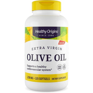 �w���V�[�I���W���Y �I���[�u�I�C�� (�G�L�X�g���o�[�W��)1250mg (120�\�t�g�W�F��) Healthy Origins Olive Oil 1,250 mg (Made with Org. Extra Virgin) 120 Gels �y�����񂹏��i�z�y���킹�Ĕ��������z