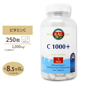 【今だけ半額】C-1000 + タイムリリース型 250粒 タブレット KAL（カル）習慣 美容 健康 対策 喫煙 人気