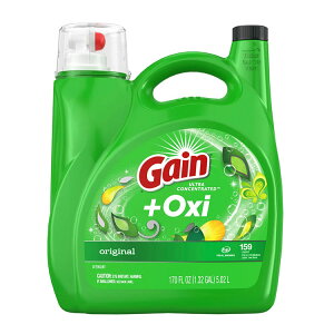 �y�A�����J�R�X�g�R�i�z�Q�C�� +Oxi �t�̐����� �I���W�i�� 159 �� ��5027ml Gain +Oxi Liquid Laundry Detergent, Original, 159 Loads, 170 fl oz�y�����񂹏��i�z�y���킹�Ĕ��������z