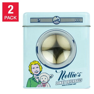�y�A�����J�R�X�g�R�i�z�l���[�Y �����r�[ �h���C���[�{�[�� 4����A2�p�b�N Nellie's Lamby Dryerballs, 4-count, 2-pack�y�����񂹏��i�z�y���킹�Ĕ��������z