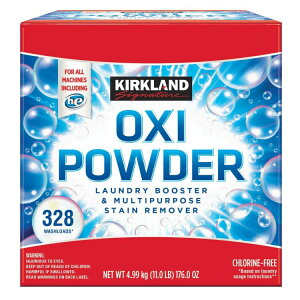 �y�A�����J�R�X�g�R�i�z�J�[�N�����h �V�O�l�`���[ �I�L�V �p�E�_�[ 328 �� 11 �|���h Kirkland Signature Oxi Powder, 328 Loads, 11 lbs�y�����񂹏��i�z�y���킹�Ĕ��������z