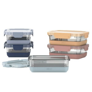 �y�A�����J�R�X�g�R�i�zEllo 10�s�[�X �K���X���H�������e��Z�b�g Ello 10-piece Glass Meal Prep Container Set �y�����񂹏��i�z�y���킹�Ĕ��������z