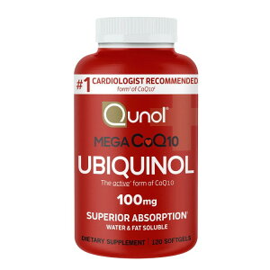 �y�A�����J�R�X�g�R�i�zQunol Mega CoQ10 ���r�L�m�[�� 100 mg�A120 �\�t�g�W�F�� Qunol Mega CoQ10 Ubiquinol 100 mg., 120 Softgels�y�����񂹏��i�z�y���킹�Ĕ��������z
