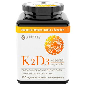 �y�A�����J�R�X�g�R�i�z���[�Z�I���[ K2D3 �G�b�Z���V�����f�C���[�r�^�~���A150 �J�v�Z�� youtheory K2D3, 150 Capsules�y�����񂹏��i�z�y���킹�Ĕ��������z