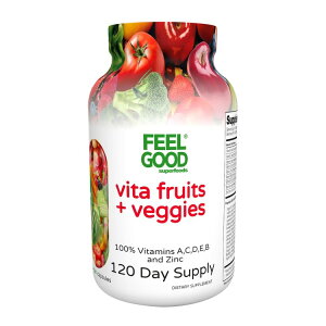 �y�A�����J�R�X�g�R�i�z�t�B�[���O�b�h�r�^�t���[�c����؁A120�J�v�Z�� Feel Good Vita Fruits & Veggies, 120 Capsules�y�����񂹏��i�z�y���킹�Ĕ��������z