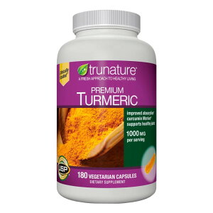�y�A�����J�R�X�g�R�i�z�g�D���l�C�`���[ �v���~�A�� �^�[�����b�N 1,000 mg�A�x�W�^���A���J�v�Z�� 180�� trunature Premium Turmeric 1,000 mg., 180 Vegetarian Capsules �y�����񂹏��i�z�y���킹�Ĕ�����