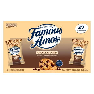�y�A�����J�R�X�g�R�i�z�t�F�C�}�X �G�C���X �N�b�L�[ �`���R���[�g�`�b�v 42 ���� Famous Amos Cookies, Chocolate Chip, 2 oz, 42-count �y�����񂹏��i�z�y���킹�Ĕ��������z