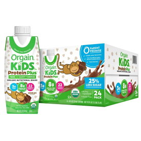 【アメリカコストコ品】オルゲイン USDAオーガニックキッズ栄養プロテインシェイク チョコレート 約236ml 24パック Orgain USDA Organic Kids Nutritional Protein Shake, Chocolate, 8 fl oz, 24-pack 【お取り寄せ商品】