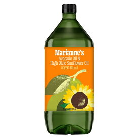 マリアンヌ アボカドオイル＆高オレイン酸ひまわり油 50/50ブレンド 2L Marianne's Avocado Oil & High Oleic Sunflower Oil 50/50 Blend, 2 L 【お取り寄せ商品】