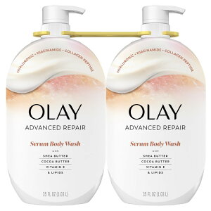 �I���C �A�h�o���X�h ���y�A �Z���� �{�f�B�E�H�b�V�� ��1L×2�{�Z�b�g Olay Advanced Repair Serum Body Wash, 35 fl oz, 2-pack �y�����񂹏��i�z