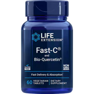 ���C�t�G�N�X�e���V���� �t�@�X�gC & �o�C�I�P���Z�`�� Life Extension Fast-C and Bio-Quercetin 60 vegetarian tablets�y�����񂹏��i�z�y���킹�Ĕ��������z