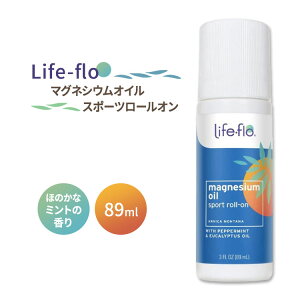 yő10%OFFN[|zCtt[ }OlVEIC X|[c[I ~g̍ 89ml (3fl oz) Life-flo Magnesium Oil Sport Roll-on g[ [Jz