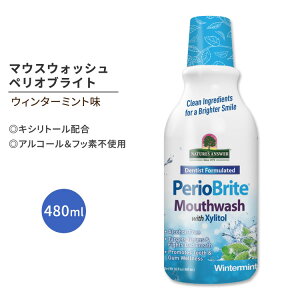 �l�C�`���[�Y�A���T�[ �y���I�u���C�g �}�E�X�E�H�b�V�� �E�B���^�[�~���g 480ml (16floz) Nature's Answer PerioBrite Mouthwash Cinnamint CoQ10�y�����񂹏��i�z�y���킹�Ĕ��������z