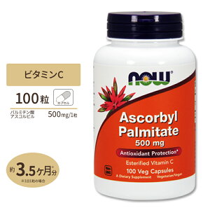 �i�E�t�[�Y �p���~�`���_�A�X�R���r�� �T�v�������g 500mg 100�� NOW Foods Ascorbyl Palmitate �x�W�J�v�Z�� �r�^�~��C ���n��