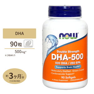 yő10%OFFN[|zNOW Foods DHA-500 90 \tgWF iEt[Y High Potency DHA-500 90softgels High Potency DHA-500 90softgels