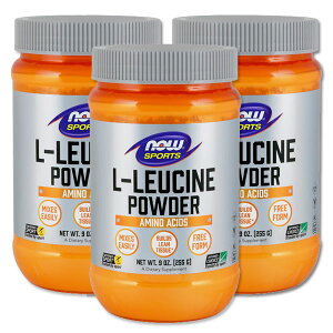 [3�Z�b�g]NOW Foods L-���C�V�� �p�E�_�[ 255g �i�E�t�[�Y L-Leucine Powder 9 oz. L-Leucine Powder 9 oz. �i�E�X�|�[�c nowsports