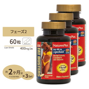 [3�Z�b�g] �l�C�`���[�Y�v���X �E���g���t�@�b�g�o�X�^�[�Y �t�F�[�Y2 60�� �^�u���b�g Nature's Plus �T�v�������g �_�C�G�b�g �n�[�u �t�H���X�R���� �t�H�[�X���[��