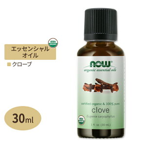 yő10%OFFN[|ziEt[Y GbZVIC N[u 30ml(1floz) Now Foods ORGANIC CLOVE OIL  A}IC `EW q
