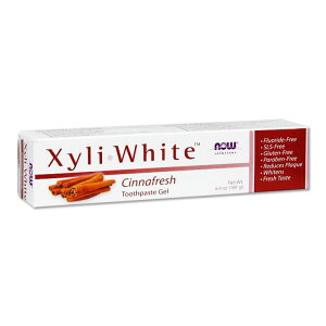 yő10%OFFN[|zLVzCg VitbV (Vi) WF 181g NOW Foods (iEt[Y) XyliWhite Cinnafresh Toothpaste Gel 6.4 oz.