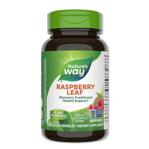 �l�C�`���[�Y�E�F�C ���b�h���Y�x���[���[�t (�t) 640mg(2��������) 100�� Nature's Way Red Raspberry Leaves �T�v�� ���Y�x���[ �_�C�G�b�g