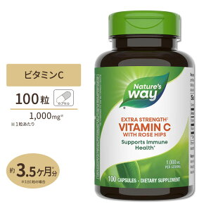 �l�C�`���[�Y�E�F�C �r�^�~��C+���[�Y�q�b�v�r�^�~��C-1000 with ���[�Y�q�b�v 100�� Nature's Way Vitamin C-1000 with Rose Hips �T�v�������g
