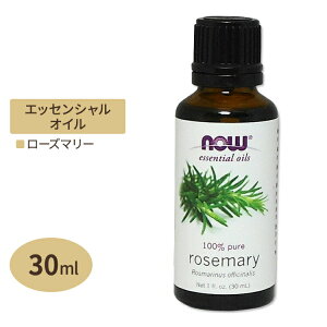 �i�E�t�[�Y 100%�s���A ���[�Y�}���[ �G�b�Z���V�����I�C�� (����) 30ml NOW Foods Essential Oils Rosemary �A���}�I�C��