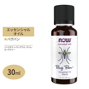�i�E�t�[�Y �G�b�Z���V�����I�C�� �o�O�o�� �u�����h 30ml (1floz) NOW Foods Bug Ban Oil Blend �A���} ���� �� �A�E�g�h�A �� ���W���[ �L�����v
