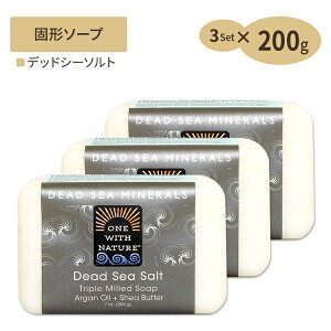 yő10%OFFN[|z[3Zbg][\g]fbhV[ ~lY\[v C Ό 200g One with Nature EBYlC`[   \h ێ  Triple Milled Soap Salt Soap Bar, 7 oz (200 g)