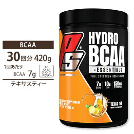 【シェイカー付★6月4日 20時 - 11日 2時迄】プロサップス ハイドロBCAA テキサスティー 420g (14.82oz) 30回分 ProSupps HYDRO BCAA