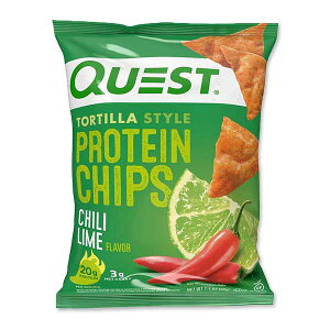 yXߋő勉MAX1040~OFFN[|zNGXgj[gV veC`bvX `C 32g(1.1oz) Quest Nutrition Tortilla Style Protein Chips Chili Lime