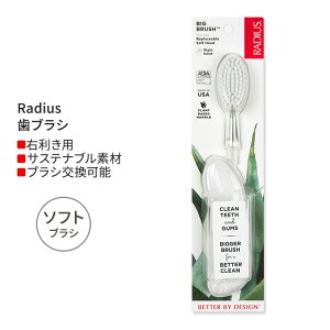 ���f�B�E�X �r�b�O �u���V �E��p �z���C�g�}�[�u�� Radius Big Brush Right Hand White Marble ���u���V �\�t�g�� �E�����p