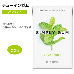 Vv[K NVbNK `[CK XyA~g 55 SIMPLY GUM SPEARMINT GUM  XbL