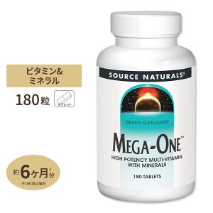 �\�[�X�i�`�������Y ���K���� �}���`�r�^�~�� 180�� Source Naturals Mega One Multiple 180Tablets�T�v�������g �T�v�� �}���`�~�l���� �A�����J