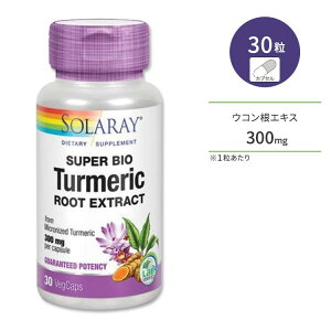 yő10%OFFN[|z\[ X[p[oCI ^[bN 300mg 30 xWJvZ Solaray super Bio Turmeric Tvg ERGLX NN~