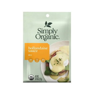 �V���v���[�I�[�K�j�b�N �I�����f�[�Y�\�[�X�~�b�N�X 21g Simply Organic Hollandaise Sauce Mix 0.74 oz. �y�����񂹏��i�z