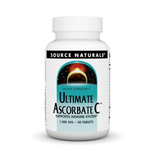 �\�[�X�i�`�������Y �A���e�B���b�g �A�X�R�[�x�[�gC 1000mg 50�� Source Naturals Ultimate Ascorbate C�E1000 mg 50 Tablet �y�����񂹏��i�z�y���킹�Ĕ��������z