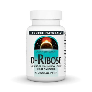�\�[�X�i�`�������Y D-���{�[�X 1000mg �t���[�c�� 30�E�F�n�[ Source Naturals D-Ribose 1000 mg Fruit 30 Wafer �y�����񂹏��i�z�y���킹�Ĕ��������z