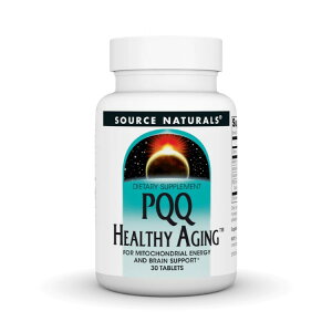 �\�[�X�i�`�������Y PQQ�w���V�[�G�C�W���O 30�� Source Naturals PQQ Healthy Aging�E30 Tablet �y�����񂹏��i�z�y���킹�Ĕ��������z
