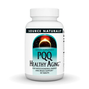 �\�[�X�i�`�������Y PQQ�w���V�[�G�C�W���O 60�� Source Naturals PQQ Healthy Aging�E60 Tablet �y�����񂹏��i�z�y���킹�Ĕ��������z