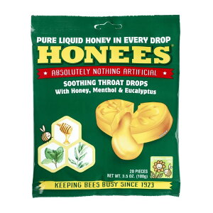 �n�j�[�Y �n�j�[�����\�[�� �̂ǈ� 20�� HONEES Honey Menthol Bag 20 LOZENGE �y�����񂹏��i�z